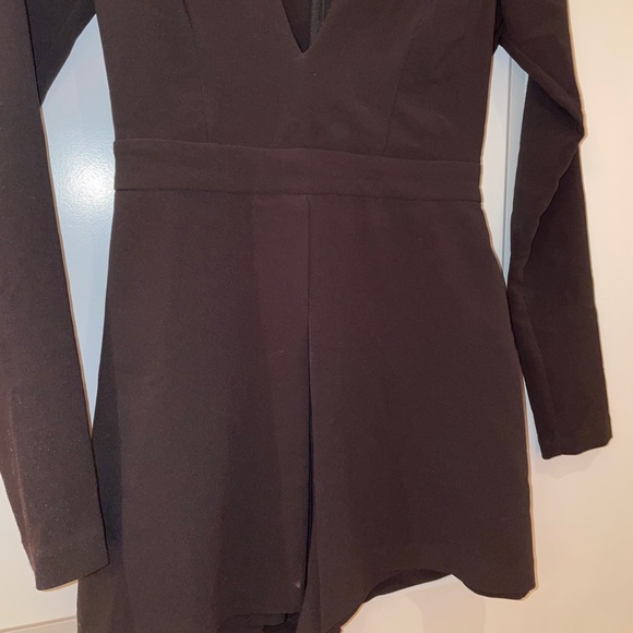 sexy and luxurious shirt jumpsuit romper v-neck - Picture 4 of 4